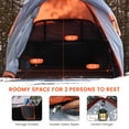 thumbnail image 3 of 2 Person Truck Bed Camping Tent with Carry Bag, Portable Pickup Tent for Outdoor Travel, 3 of 9