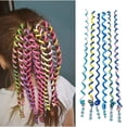 thumbnail image 1 of Accesorios Para El Cabello Con Espiral En Espiral Para El Cabello De Colores Para Mujeres Y Niñas, Herramienta Trenzada Multicolor, Accesorios Para Peinados Diy 6 Uds Monstrate CE008101-06, 1 of 6