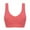 watermelon red, variant on Oaktree Plus Size Bras For Women Seamless Bra With Pads Push Up Bralette Vest Wireless 4XL 5XL 6XL