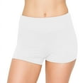 thumbnail image 3 of ALWAYS Women's Premium Super Soft Spandex Shorts White XL, 3 of 7
