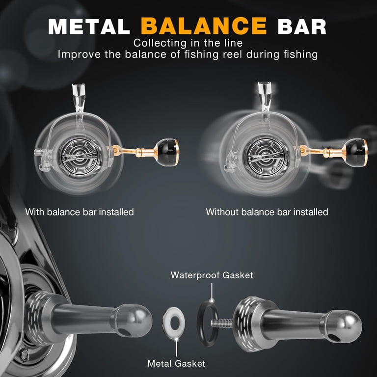 Ghosthorn Fishing Reels Freshwater Spinning Reel Saltwater Fishing Reel 13+1 Stainless Steel Ball Bearings Fishing Reel Up to 26.5LBs Max Drag 5.5:1 Ghosthorn Fishing Reels Freshwater Spinning Reel Saltwater Fishing Reel 13+1 Stainless Steel Ball Bearings Fishing Reel Up to 26.5LBs Max Drag 5.5:1