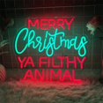 thumbnail image 3 of Feliz Navidad, señal Led de neón, árbol, sombrero de Papá Noel, luces de neón, señales USB, habitación de niños, fiesta de Navidad, decoración de pared del hogar, lámparas de regalo, 3 of 4