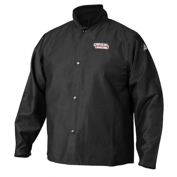Lincoln Electric K2985 Traditional FR Cloth Welding Jacket, Medium