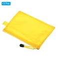 thumbnail image 3 of Uxcell Zipper Pouch, B6 Nylon Mesh Liner Pencil Case Zipper Cosmetic Bags for Office, Yellow 5 Pack, 3 of 6