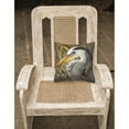 thumbnail image 2 of Carolines Treasures JMK1229PW1414 Blue Heron Canvas Fabric Decorative Pillow  14Hx14W multicolor, 2 of 4