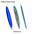 thumbnail image 2 of Señuelos de pesca de caballa falsos UV que se hunden 100 g 14 cm cebo artificial (azul) Hugtrwg  Para estrenar, 2 of 9