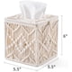 thumbnail image 5 of Funda para caja de pañuelos, decoración bohemia, soporte para pañuelos de papel cuadrado con hebilla de cuentas, organizador de pañuelos y servilletas de macramé, decoración del hogar para baño,, 5 of 5
