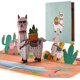 thumbnail image 1 of Tarjeta de felicitación emergente 3D de alpaca para el día de San Valentín, alpaca y cactus para mamá, mujeres, amantes, él, regalos de boda, aniversario y día de San Valentín, 1 of 5