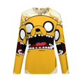 thumbnail image 6 of Adventure Time Women's Pajama Top 3D Digital Print Sleepwear Trendy Crewneck Pullovers Long Sleeve Shirts XL, 6 of 8