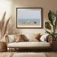 thumbnail image 3 of A Day at the Beach 12 - Ocean City Maryland Photography Beach Coastal Seaside Ocean Summer Minimalist Pastel Black Framed Wall Art Print 16 x 24 inches, 3 of 4