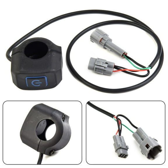 1pcs Motorcycle Headlight Power Self-locking Switch Plug And Play Headlight Switch For Sur Ron Surron Light Bee X Lighting Parts