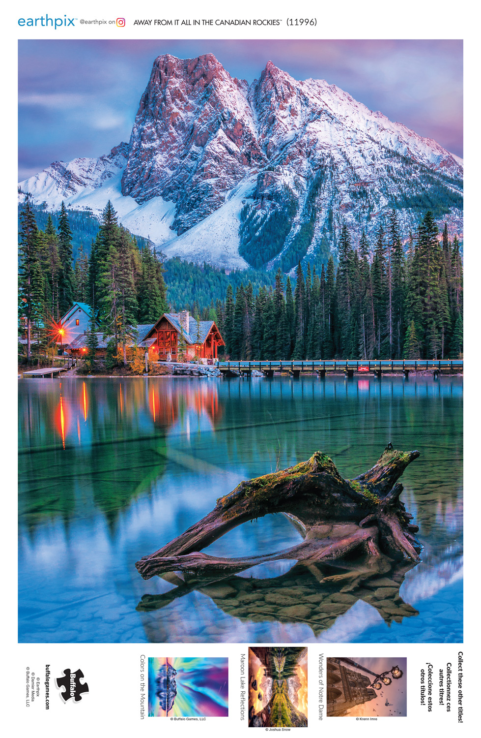 Buffalo Games 1000-Piece Earthpix Away From It All Interlocking Jigsaw Puzzle