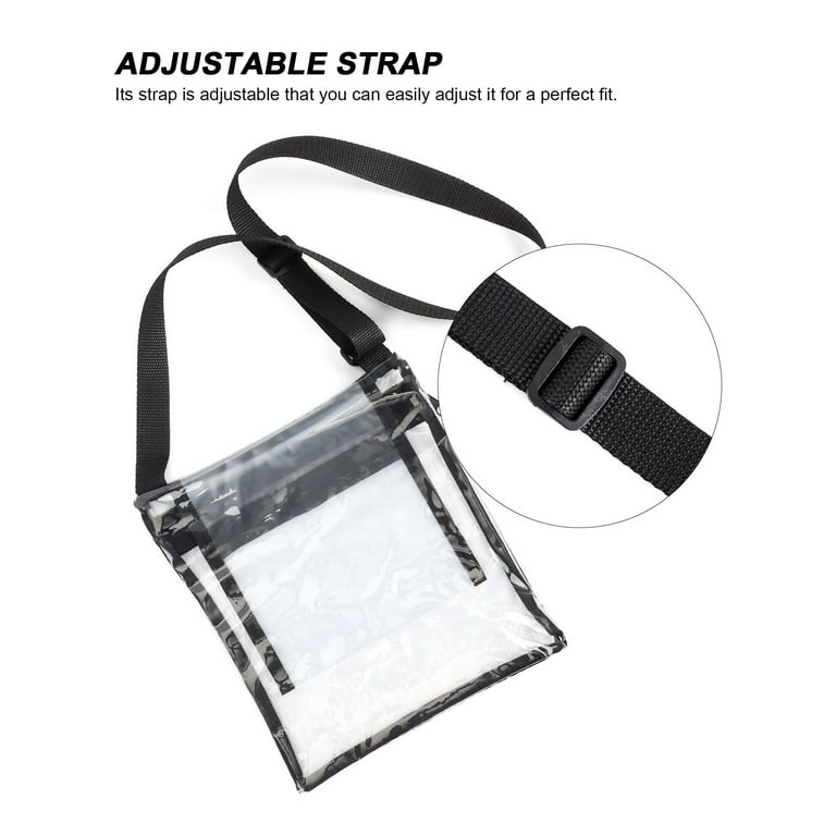 DODAMOUR Clear Purse Acrylic Clutch Bag for Women, Square Transparent  Crossbody Evening Bag with Adjustable Long Shoulder Strap