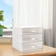 thumbnail image 5 of Organizador de escritorio con cajones, multifuncional, transparente, caja de almacenamiento de escritorio para 3 cajones, 5 of 7