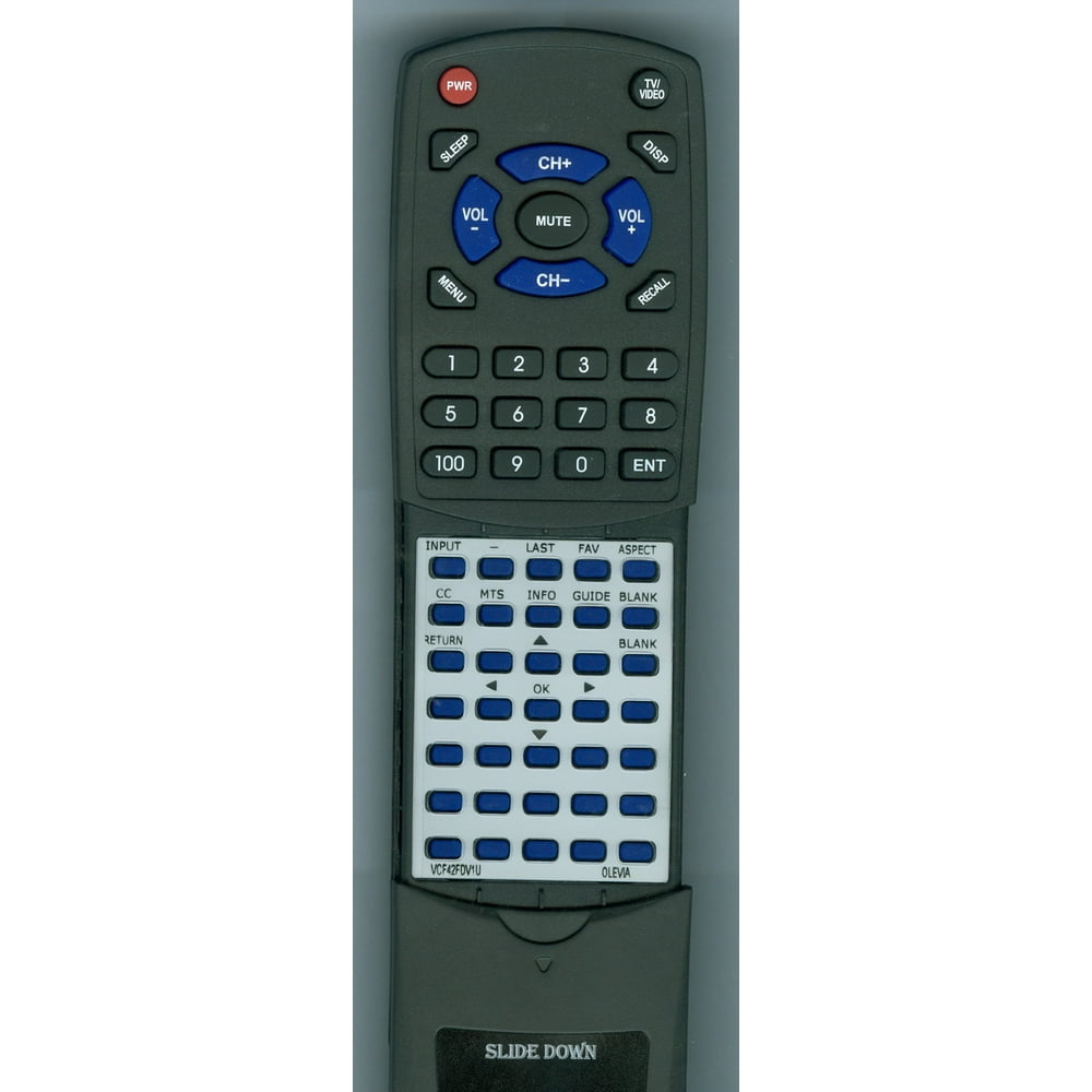 Replacement Remote for OLEVIA VCF42FDV1U, RTVCF42FDV1U, VCF32FDV1U