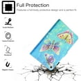thumbnail image 4 of Allytech Galaxy Tab A7 10.4" Case, T500 T505 Case, Smart Cover Auto Sleep Wake Slim Shell Kickstand Shockproof Patterned Case Cover for Samsung Galaxy Tab A7 10.4" 2020 T500, Butterfly, 4 of 7