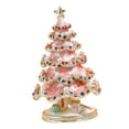 thumbnail image 3 of Caja de Baratija Esmaltada de de Navidad Pintada a Mano, Organizador de Joyas con Bisagras, Almacenamiento de Anillos, Figura de Decoración Del Rosa, 3 of 8