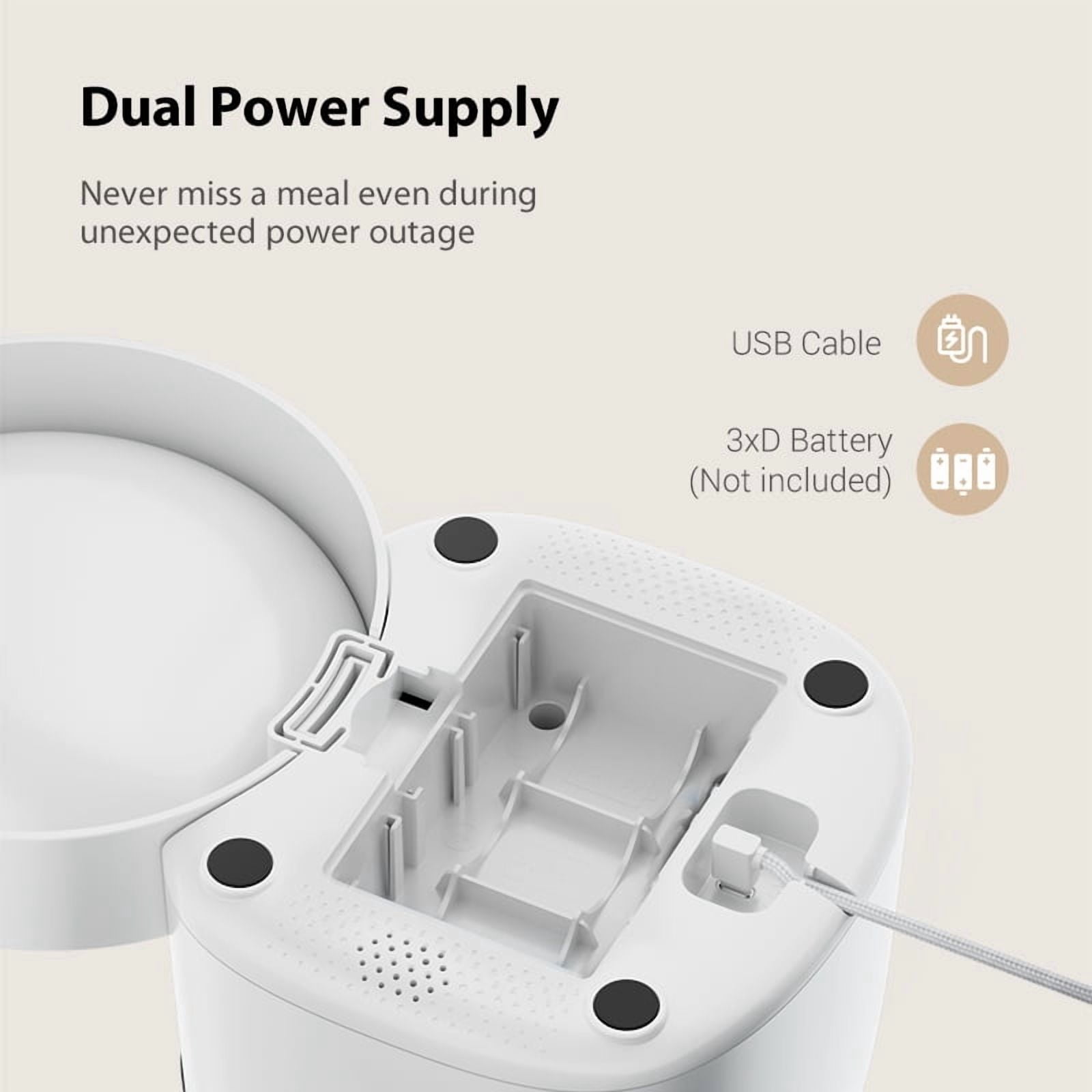 IMIPAW 4L WIFI Automatic Cat Feeder Smart Pet Feeder Cat Food Dispenser with App Remote Control