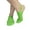 Green, variant on -Women’s Casual No Show Half Socks for Sling-back shoes Medium/Large White 1 Pair