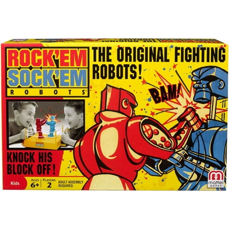Rock 'Em Sock 'Em Robots Boxing Game for 2 Players Ages (The Best 2 Player Board Games)