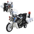 thumbnail image 2 of 2 pcs Police Motorcycle Toy Vehicle Electronic Kids Patrol Bike with Flashing LED Lights, 2 of 4