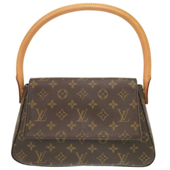Pre-Owned Louis Vuitton Mini Looping Monogram M51147 Brown Handbag 1001LOUIS VUITTON (Good)