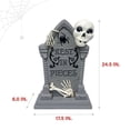 thumbnail image 2 of Haunted Hill Farm Tombstone with Skeleton, 25”, 4.4 lbs, 18”, Halloween Décor, HH024BMTMB-1ORG, 2 of 14