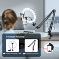thumbnail image 1 of Selfie Ring Light Fotografía Led Borde de lámpara con soporte móvil opcional Soporte de trípode de montaje Ringlight para transmisión de video en vivo Tan Jianjun unisex, 1 of 2