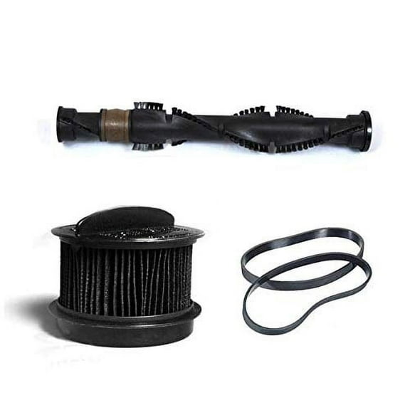 Replacement Part For Bissell Vacuum Cleaner 1 Brusroll with 1 Pated Cartreg Filter and 2 Flat Belt Models 6594W, 6596, 6596R, 21K3, 21K31, 21K32, 26T5, 35766, 3576M, 35452, 3545, 3545D, 6594, 6594F