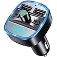 thumbnail image 1 of Adaptador Bluetooth para coche, transmisor FM COMSOON con doble USB, 1 of 7