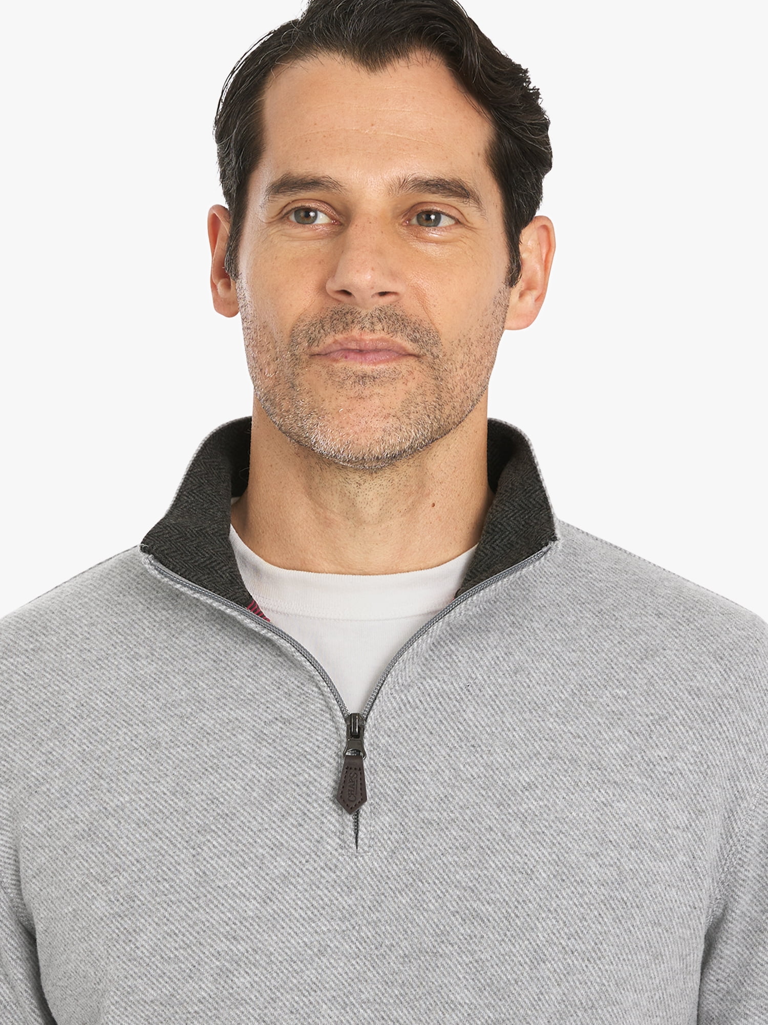Chaps Men's & Big Men's Woodland Quarter Zip Sweater, Sizes S-2XL