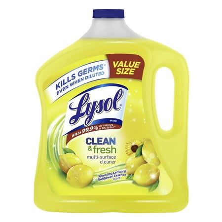 Lysol Clean & Fresh Multi-Surface Cleaner, Lemon & Sunflower, (Best Acid To Clean Aluminum)