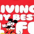thumbnail image 3 of Mickey & Friends - Living My Best Life - Toddler And Youth Long Sleeve Graphic T-Shirt, 3 of 5