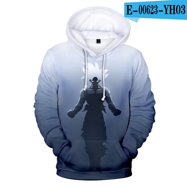 Sudadera con capucha de Dragon Ball para niños y hombres, jersey con estampado 3D de Anime, Son Goku, figuras de la ley, chándal de batalla, ropa de abrigo informal gym unisex