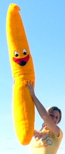 giant stuffed banana