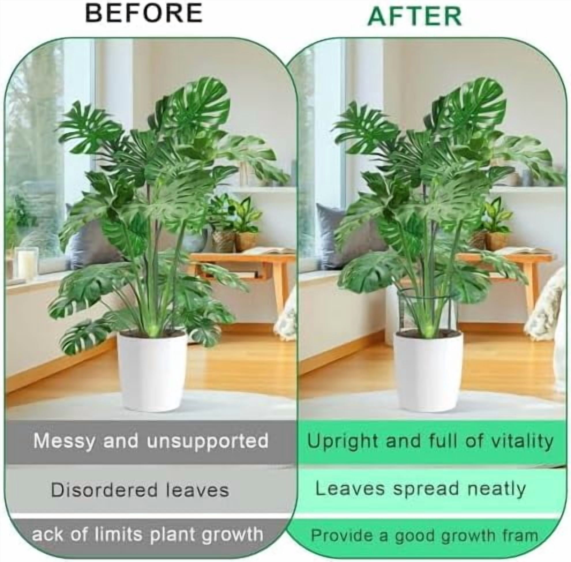 3 Pack Peony Cages Support Stakes Ring for Garden, Round Plant Support for Outdoor (10" W x 17" H), Indoor Plant Cages Hoops Plant Rings for Tomatoes,Rose,Astilbes,Vine Indoor Potted Plants