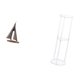 thumbnail image 5 of Decoración Acrílica De Velero, Estatua De Velero, Mesa Auxiliar Transparente, Adorno De Barco De Vela, Figura Decorativa, Mesa Pequeña Para Bebidas, Modelo De Velero Para Escritorio De, 5 of 8