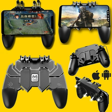 For PUBG Mobile iPhone Android AK66 Fire Trigger Gamepad Controller (Best Car Race Game For Android Mobile)