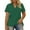 Green, variant on ZQGJB Plus Size Summer Tops for Women Collared V Neck Polo Shirts Flowy Tunics Trendy Short Sleeve Basic Tees Fashion Business Work Blouses Gray XL