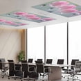 thumbnail image 5 of Fluorescent Light Covers 2 Pack 4x2 ft Lily Of The Valley Ceiling Light Covers Pink Flower Light Filters for Classroom, Office & Home, Drop Ceiling Light Covers, 5 of 8