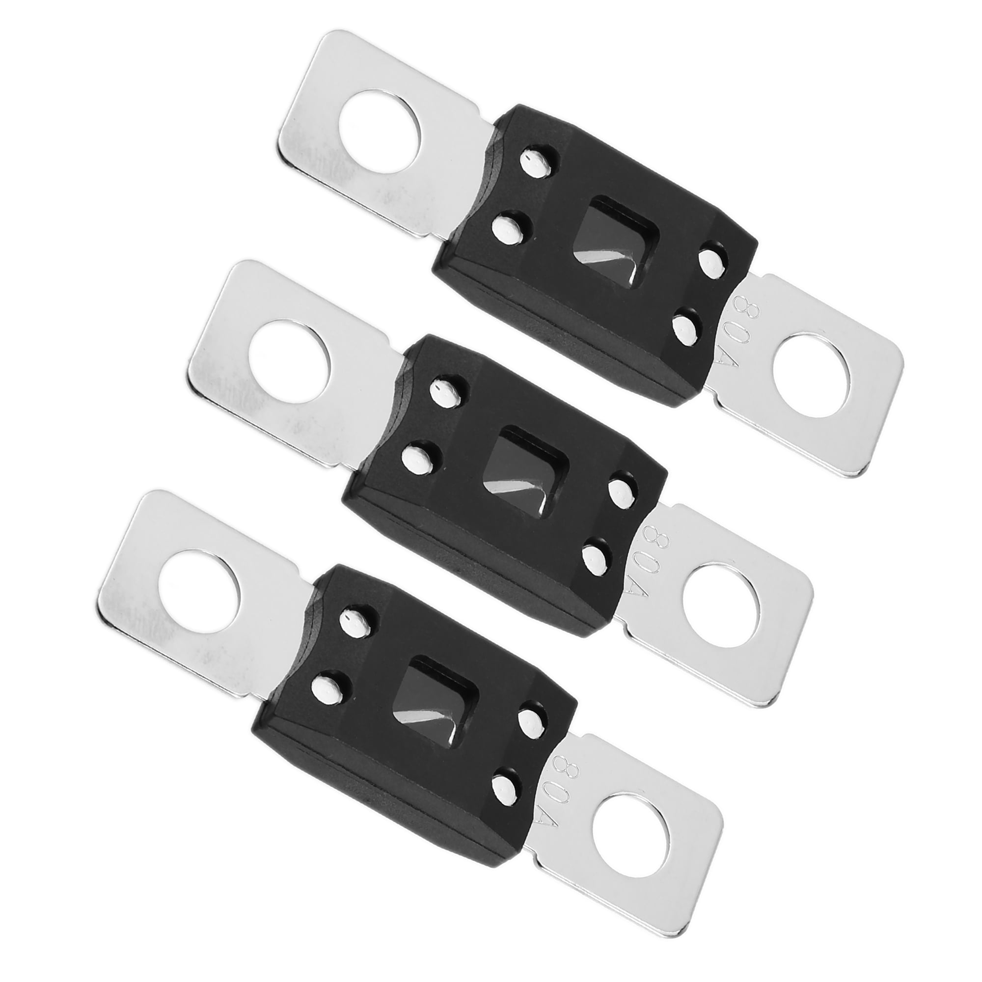 Unique Bargains 3 Pcs 80A 12V High Current Fuse for Automotive Truck