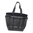 thumbnail image 4 of Bolsa de malla Macarena de nailon Estuche de maquillaje portátil gris, 4 of 7