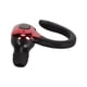 thumbnail image 4 of Auriculares Bluetooth 5.2 Sonido estéreo de alta fidelidad Llamadas HD Reducción de ruido IPX4 Auricular Bluetooth inalámbrico impermeable Un solo oído Negro y rojo, 4 of 5