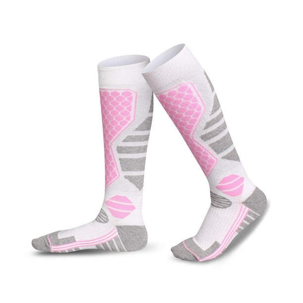 Calcetines Gruesos Y Clidos Para Esqu, Snowboard Y Senderismo, Unisex, Ideales Para Deportes Al Aire Libre. Mezcla De Algodn. Altura Hasta El Tobillo. Suela Antideslizante. Paquete De 3, Ukhbmc
