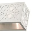 thumbnail image 4 of 17133-91 Livex Lighting Calinda - 4 Light ADA Bath Vanity in Glam Style - 23.75 Inches wide by 5 Inches high-Brushed Nickel Finish, 4 of 11