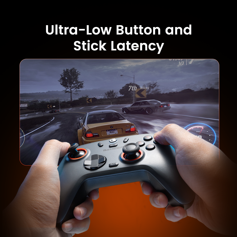 Control Inalámbrico GameSir Nova 2 Lite para PC con Joysticks y Gatillos Hall Effect, Frecuencia de Sondeo 2.4G y Cable 1000Hz, Botones Reasignables - Compatible con PC/Switch/Steam/Android (Blanco Luminoso) 6