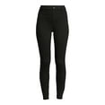 thumbnail image 5 of Time and Tru Women's High Rise Jeggings, 29" Inseam, Sizes XS-XXXL, 5 of 7