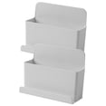 thumbnail image 4 of Tineasur 2Pcs Light Grey Remote Control Storage Box Floating Shelf for Storage Use, 4 of 8