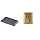 thumbnail image 1 of Elegante bandeja organizadora rectangular con marco de fotos de resina para servir pasteles, aperitivos, café, té y exhibir tarjetas y fotos en la par, 1 of 8