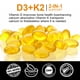 thumbnail image 2 of Vitamina D3 + K2 con Aceite de Coco Orgánico - 5000 IU - 120 Cápsulas - Suplemento 2 en 1, 2 of 5
